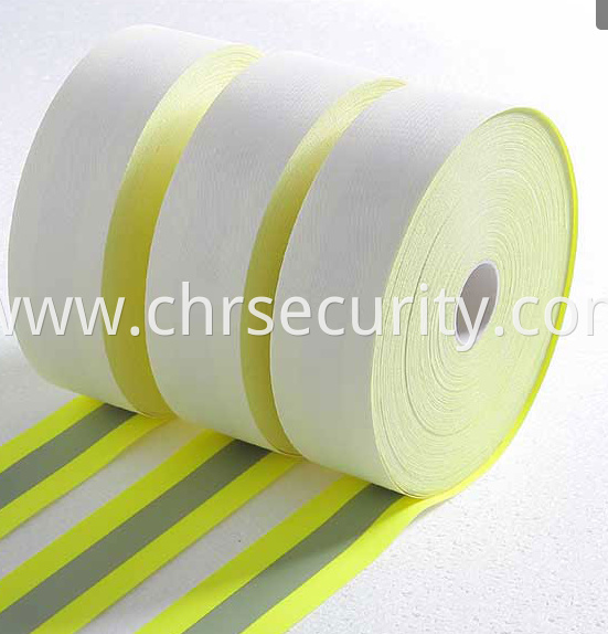 yellow Good Quality Flame Retardant Reflective Warning Tape 4